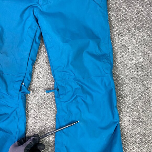 The North Face Snow Pants Snowboard Ski Women's Small Teal Freedom Insulated - Picture 4 of 15